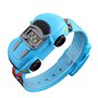 TONSHEN Enfants Montre Garçon Cartoon LED Électronique Digitale Plastique Caisse ER Caoutchouc Ruban Montres Bracelet (Bleu Clai