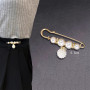 Mode Perle Broche, Pull Châle Clip Faux Perle Broches Taille Pantalon Extender Épingles De Sûreté pour Femmes Filles Vêtements R