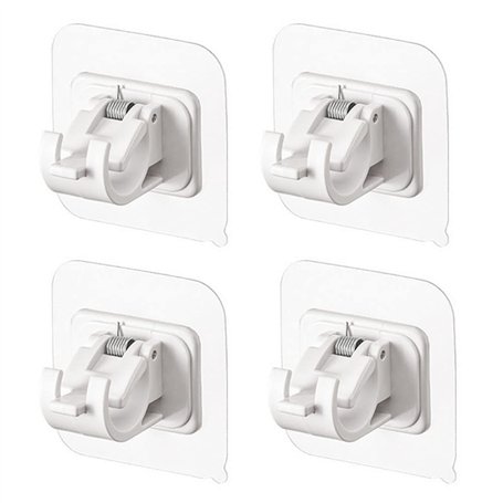 Lot de 4 supports de tringle à rideau sans perçage