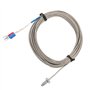 M6 Thermocouple de type K Câble BSW Sonde de Mesure de Température de Filetage de Vis Type K Câble de Thermocouple 1-5M (4m)