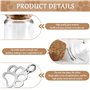AABDTYYD Bouteille de Souvenirs pour Poils de Animaux Souvenir pour Chien décédé Objets commémoratifs et funéraires pour Chiens 
