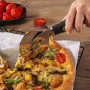 Roulette Pizza, Coupe Pizza - Découpe Pizza en INOX, Coupante Couteau de Pizza, Pizza Cutter, Nettoyage Facile au Lave Vaisselle