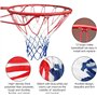 Lot de 2 Filets de Basket-Ball Professionnels en Nylon - Filet de Rechange Durable et résistant à Tous Les Temps - pour Panier d