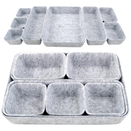 CTYUEYUN 8 Pièces Organiseurs de Tiroirs en Feutre