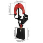 Harnais d'épaule confortable pour débroussailleuse - Harnais pour débroussailleuse - Accessoires pour tondeuse à gazon - Ceintur