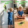 OBEST Caméléon Radiocommandé pour Ramper sur Les Sols et Les Murs - Jouet Télécommandé aux Yeux Brillants - Facile à Contrôler -
