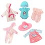 Festfun 5 Pcs Vêtements de Poupée 36cm Pyjama Robe de Poupée Poupon Salopette Habit de Poupée 36-43cm
