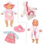 Festfun 5 Pcs Vêtements de Poupée 36cm Pyjama Robe de Poupée Poupon Salopette Habit de Poupée 36-43cm