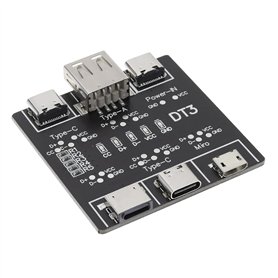 DUTTY Testeur de câble USB, carte de détection de câble de données, testeur de câble de données USB - C, micro - USB, carte de d DUTTY Testeur de câble USB