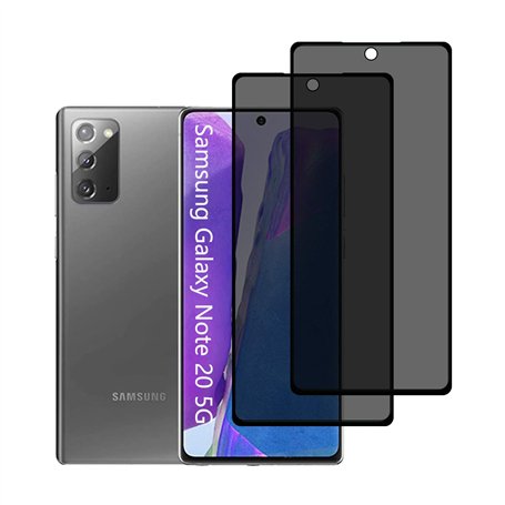 YIFNTANG [2 Pièces] Verre Trempé Anti-espion pour Samsung Galaxy Note 20 5G