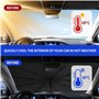 Pare Soleil Voiture，Pare Brise de Voiture 360 °Rotation，Pliable Parapluie Pare，Pare Brise Auto Anti-UV，Convient à la Plupart des