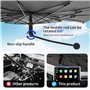Pare Soleil Voiture，Pare Brise de Voiture 360 °Rotation，Pliable Parapluie Pare，Pare Brise Auto Anti-UV，Convient à la Plupart des