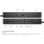 Dell WD19 Station d'accueil 180 W (alimentation 130 W) USB-C, HDMI, double DisplayPort, noir (reconditionné)