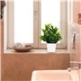 Royouzi Lot de 6 petites plantes artificielles en pot - Plantes artificielles pour chambre à coucher, salle de bain, cuisine, ma