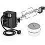 Onlyfire Kit de rôtisserie en Acier Inoxydable avec Moteur Robuste et Accessoires – Compatible pour Grands modèles XLarge BGE |