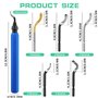 Burr Remover avec 20 Lames de Rechange en 5 Modèles
