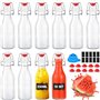 YAMAIDUO Lot de 10 Bouteille Verre 250ml
