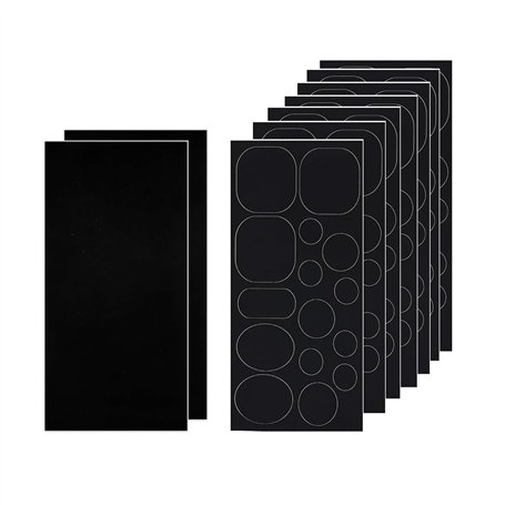 Strehknewen Kit de Réparation Doudoune – 107 Patchs Autocollants en Nylon (2 Grandes + 105 Mini) Imperméables