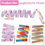 Suitedget 3 Pièces Bâtons De Ruban Grs Enfant De Danse Gymnastique Enfant Couleurs Rêveuses Adaptées à La Gymnastique De Danse A
