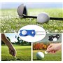 YYWEi 2Pcs Golf Divot Tool Fourchette de Golf Réparation Pliable Golf Divot Outil de Réparation Réparation Verte avec Marqueur D