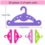 20 Pièces Vêtements Poupée Cintre