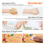 Shuttle Art Marqueur à Point Lavable,10 Couleurs Dot Marker, Feutre Enfant Non Toxique, Bingo Dabber pour Création, Activité Cré