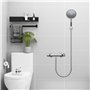 LADOKEE Robinet de douche avec thermostat - Robinet de baignoire - Mitigeur thermostatique de baignoire - Mitigeur de douche en