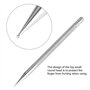 Stylo de Positionnement Traceur pour Cuir, Outil de Stylo de Marquage Scriber pour Cuir en Acier Inoxydable Bricolage Artisanat