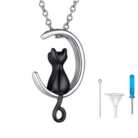 Collier Femme Urne Funéraire Cendre Crémation Pendentif Coeur Souvenir Animaux Chien Chat Chaine Acier Inoxydable Prénom Personn Collier Femme Urne Funéraire Cendre Crémation Pendentif Coeur Souvenir Animaux Chien Chat Chaine Acier Inoxydable Prénom Personn