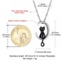 Collier Femme Urne Funéraire Cendre Crémation Pendentif Coeur Souvenir Animaux Chien Chat Chaine Acier Inoxydable Prénom Personn