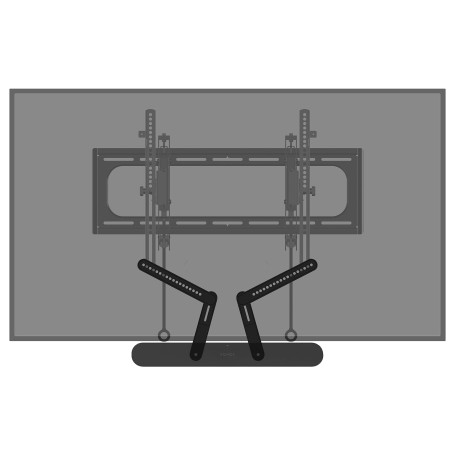 Sanus WSSAFM1 Support de Barre de Son pour Ray Noir