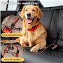TenaLucy 2 Pièces Ceinture Chien Voiture,Ceinture Securite Chien Voiture Ceintures de Sécurité Corde Laisse de Câble de Chaîne C