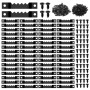 100 Pièces Accroche Tableau Crochet Cadre,Fixations pour Cadres,Mural Attache Cadre Accroche Cadre ,pour Cadres Photo Affiches P