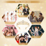 KILDOWS Couronne Femme, Couronne Princesse Or Diadème en Strass Femme Couronne de Mariée Cristal Tiara Bijoux de Cheveux Accesso