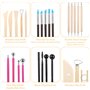 42 pcs Outils kit poterie,Outils de Sculpture,Outil Sculpture Modelage, Outil Modelage Clay Sculpting Tools, Avec Sac Rangement,