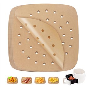 200 Papier Sulfurisé Air Fryer,Perforé Papier Cuisson Air Fryer,Jetable Antiadhésive Sans Huile Papier Parchemin Accessoires pou 200 Papier Sulfurisé Air Fryer,Perforé Papier Cuisson Air Fryer,Jetable Antiadhésive Sans Huile Papier Parchemin Accessoires pou