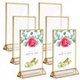 6Pcs Support de Menu Verticaux