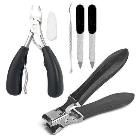 5 Pièces Coupe Ongle Set avec Lime à Ongles