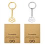 Porte-CléS D'amitié Avec Symbole Infini