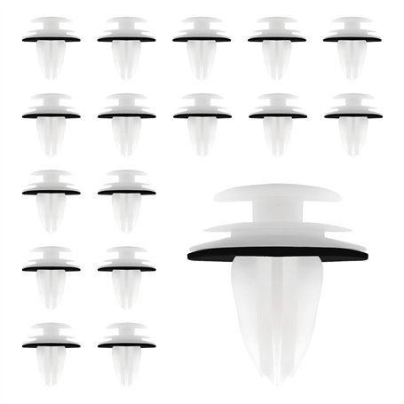 100 Pièces Clips de Fixation