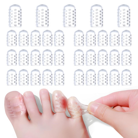 35 Pièces Silicone Protège Orteils