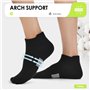 FALARY Chaussettes de sport pour hommes et femmes 8 paires Chaussettes de course Chaussettes en coton respirantes Chaussettes co