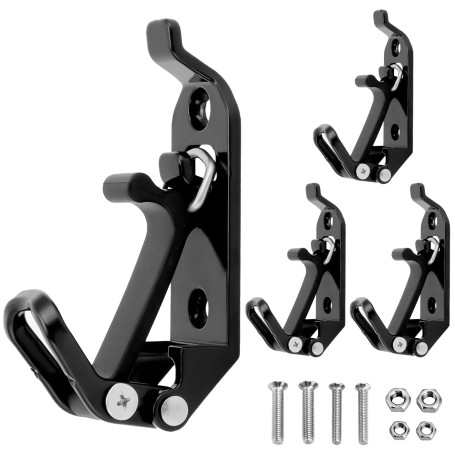 QWORK® Jeu de 4 roulements de verrouillage en métal