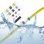 QWORK® Connecteurs Électriques Étanches 400 Pièces en 5 tailles - Cosses Thermorétractables, Rapport de retrait 2:1, pour Automo