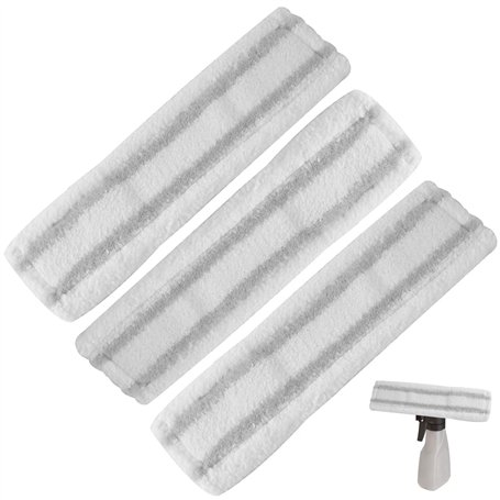 AOOTUERL Lot de 3 chiffons en microfibre pour nettoyeur de vitres Karcher WV1 WV50 WV75