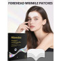 Ribeedas 12 Pack Blanc Patch Anti Rides Front，Collagène Patch pour les rides du Front，Appliquer sur la peau entre le front et le