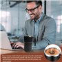 Tasse à café électrique à mélangeur automatique - 380 ml - Avec anse - Avec affichage de la température - En acier inoxydable 30