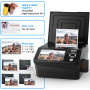 Scanner de films et de diapositives numériques : avec écran LCD de 5 pouces, convertit des films de 35 mm et 110 mm, des photos