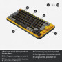 Clavier Sans Fil Logitech - POP Keys Mécanique avec Touches Emoji Personnalisabl 99,99 €