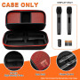 Veftsvy Étui de Rangement Portable en EVA pour Microphone sans Fil JBL PartyBox Rechargeable, Sac de Voyage Portable pour Chante